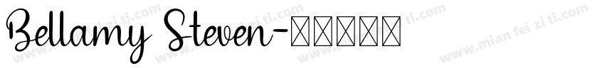 Bellamy Steven字体转换